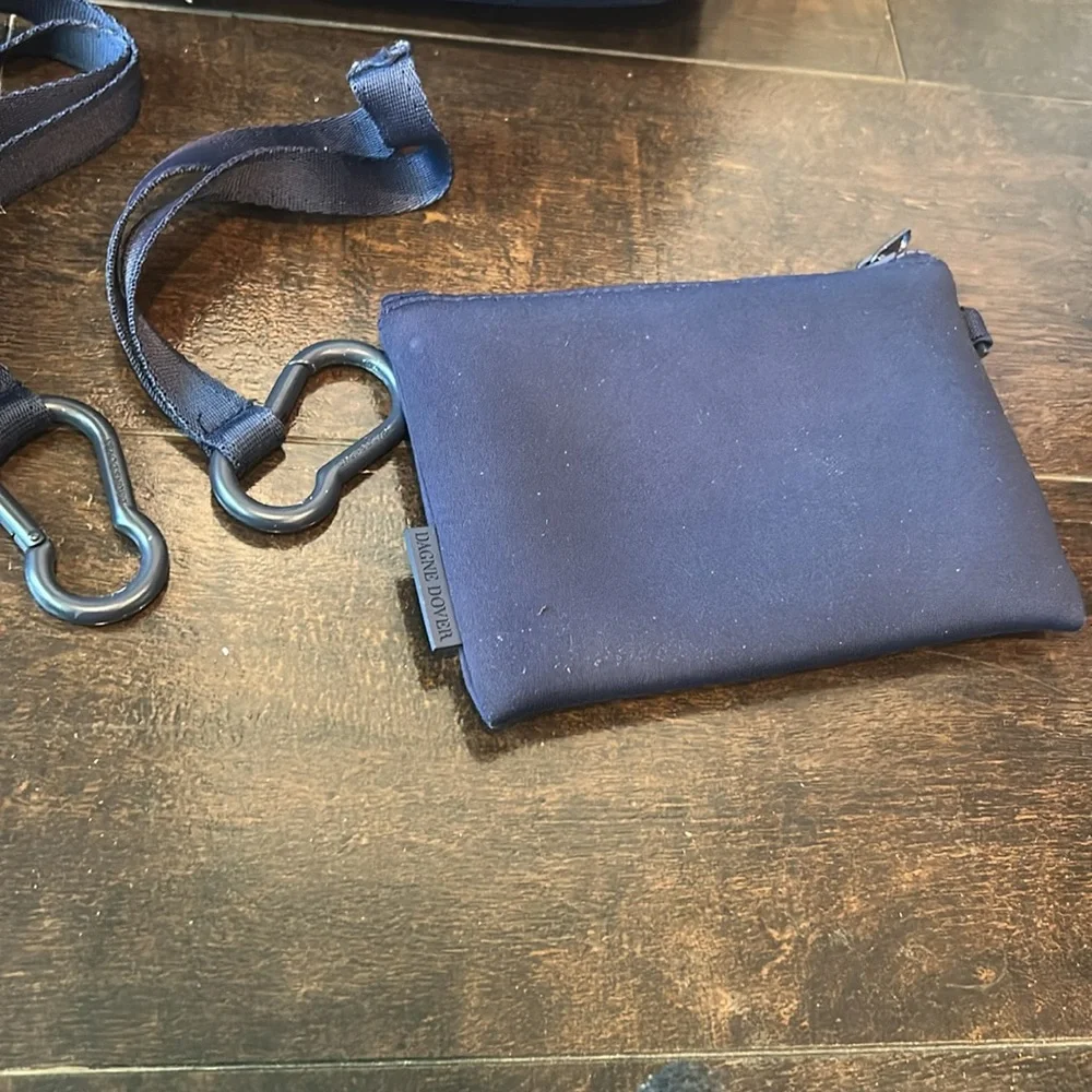 Navy Dagne Dover Indi Neoprene diaper backpack bag  accessories Blue